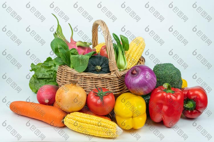 农村水果蔬菜组合