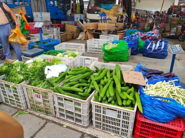 农村集市卖蔬菜视频怎么拍的相关图片