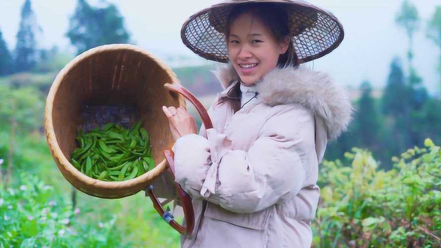 广东农村姑娘吃蔬菜视频的相关图片