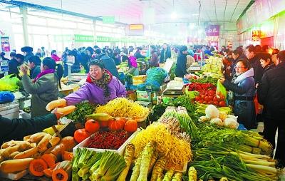 甘肃农村蔬菜供应市场的相关图片